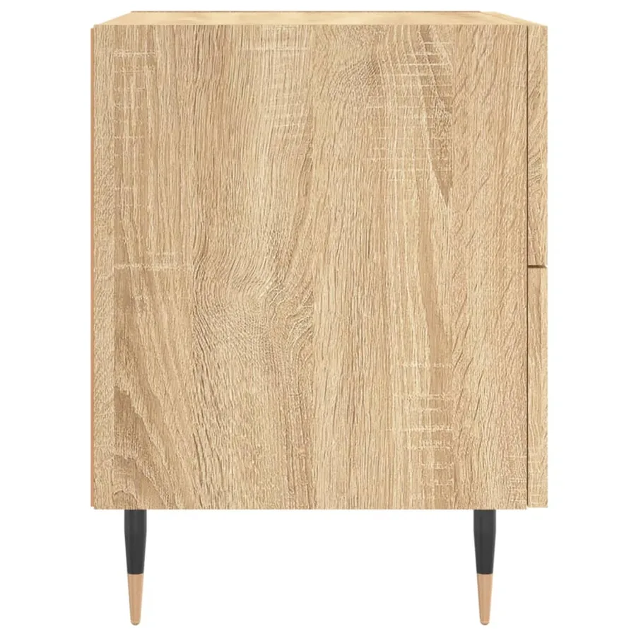 Table de chevet chêne sonoma 40x35x47,5 cm bois d’ingénierie - 7