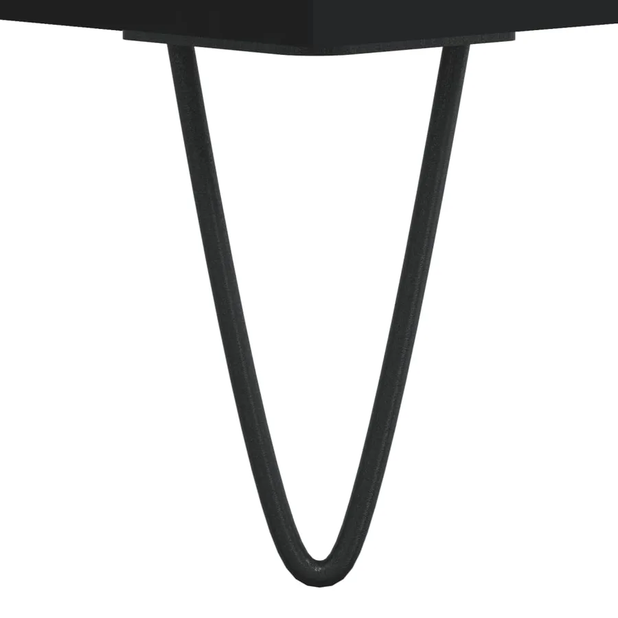 Buffet Noir 60x35x70 cm Bois d'ingénierie - 9