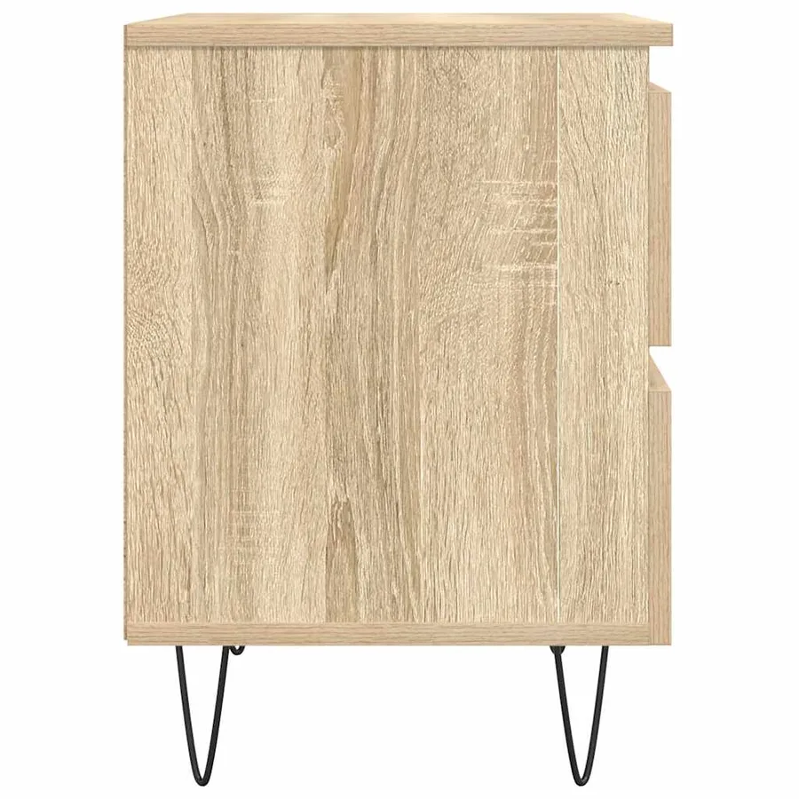 Table de chevet chêne sonoma 40x35x50 cm bois d’ingénierie - 7