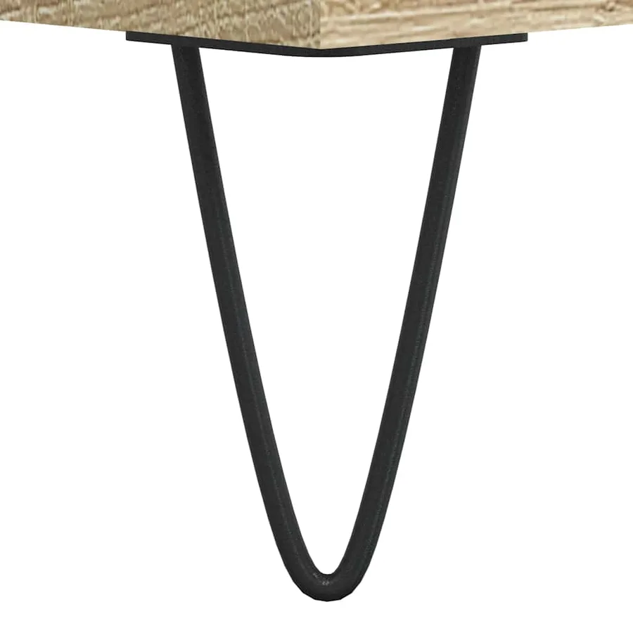 Table de chevet chêne sonoma 40x35x50 cm bois d’ingénierie - 9