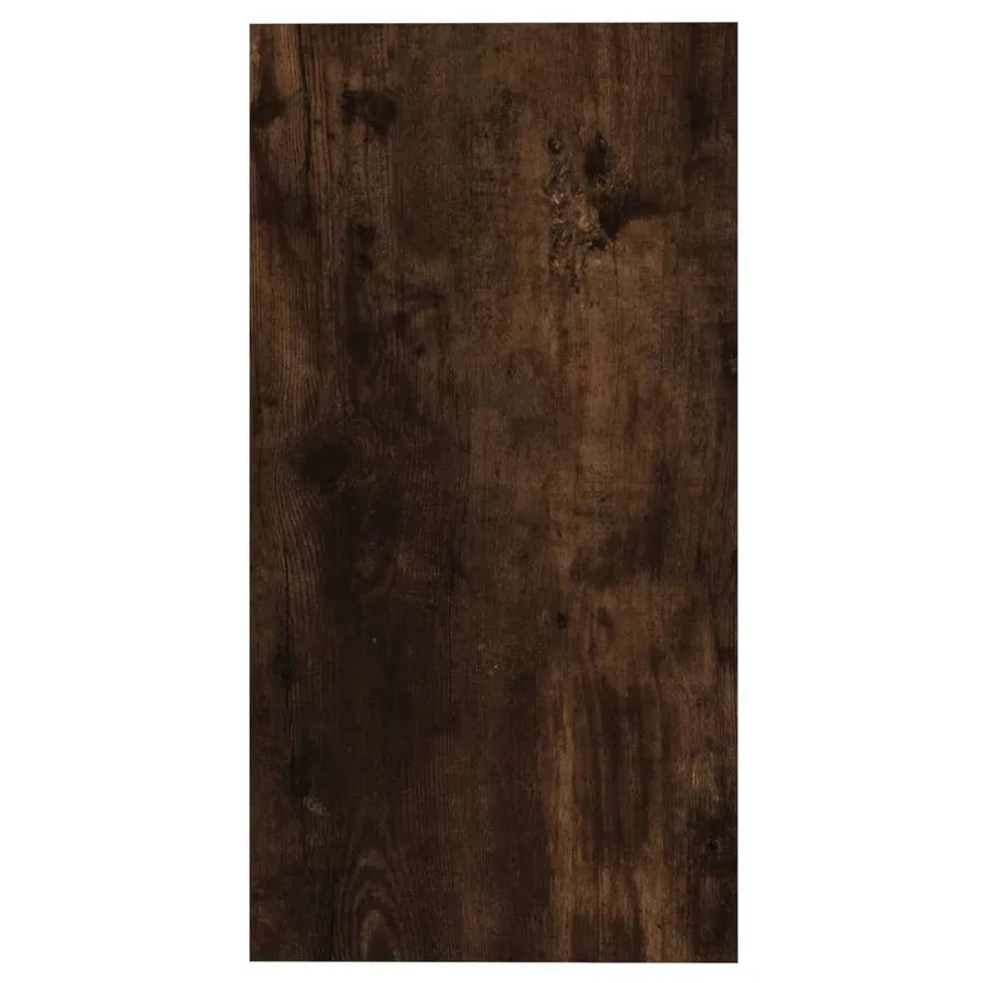 Table d'appoint Chêne fumé 50x26x50 cm Bois d'ingénierie - 5