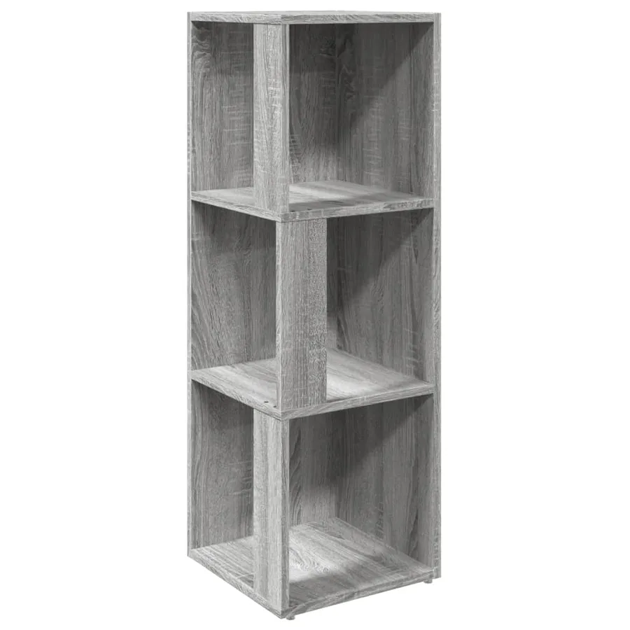 Armoire d'angle Sonoma gris 33x33x100 cm Bois d'ingénierie - 2