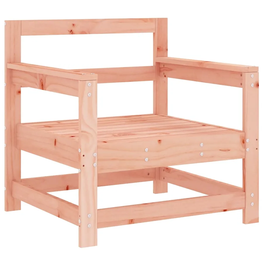 Chaises de jardin avec coussins lot de 2 bois massif douglas - 5