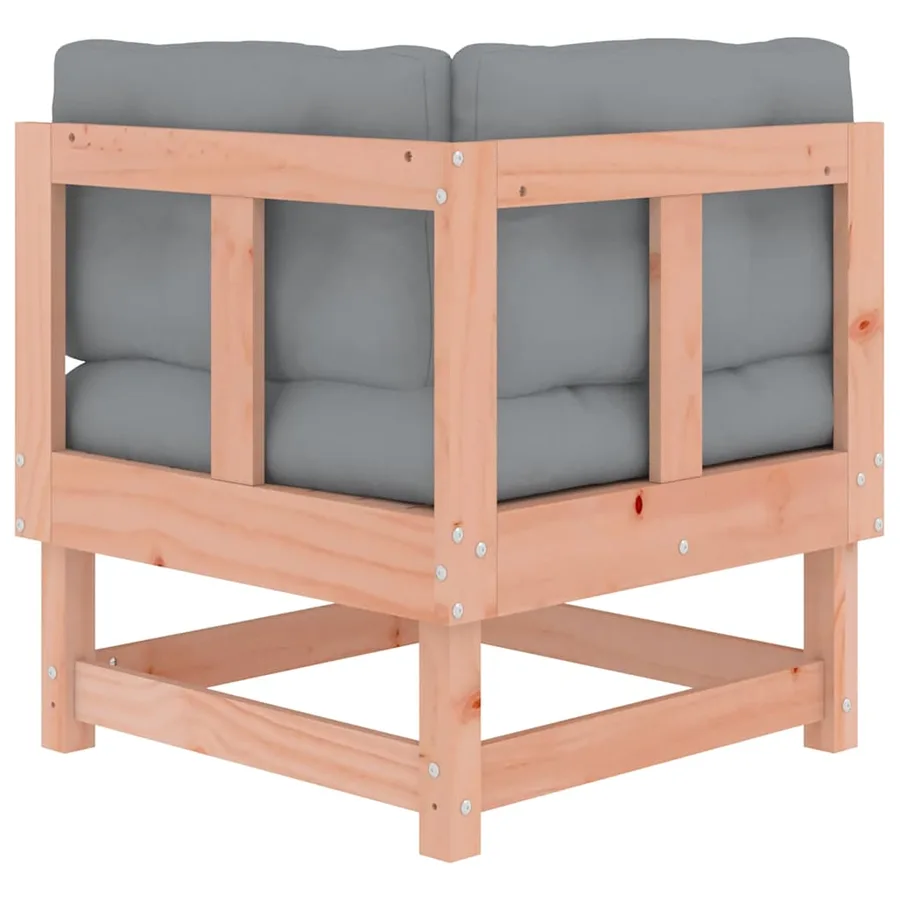 Canapés d'angle avec coussins 2 pcs bois massif douglas - 7