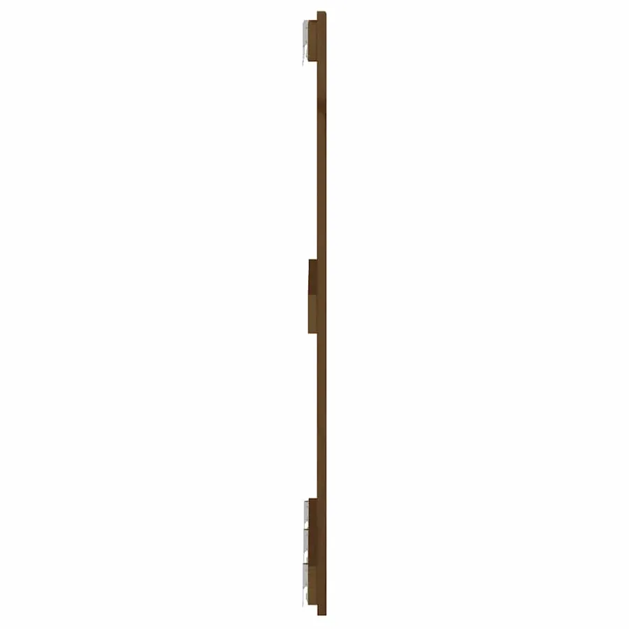 Tête de lit murale Marron miel 185x3x90 cm Bois massif de pin - 5