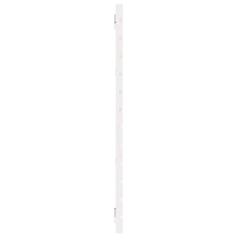 Tête de lit murale Blanc 166x3x91,5 cm Bois massif de pin - 5