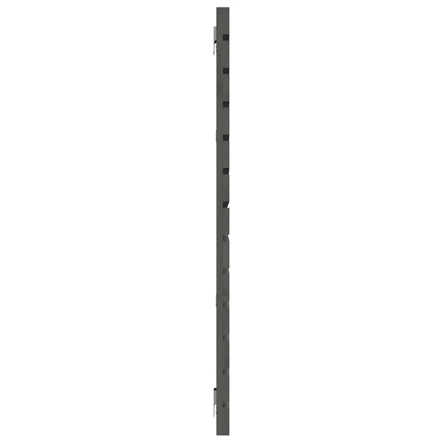 Tête de lit murale Gris 156x3x91,5 cm Bois massif de pin - 5