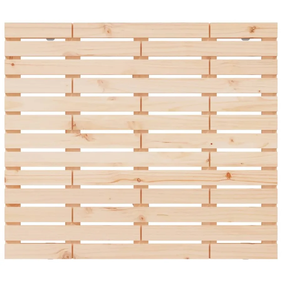 Tête de lit murale 96x3x91,5 cm Bois massif de pin - 4