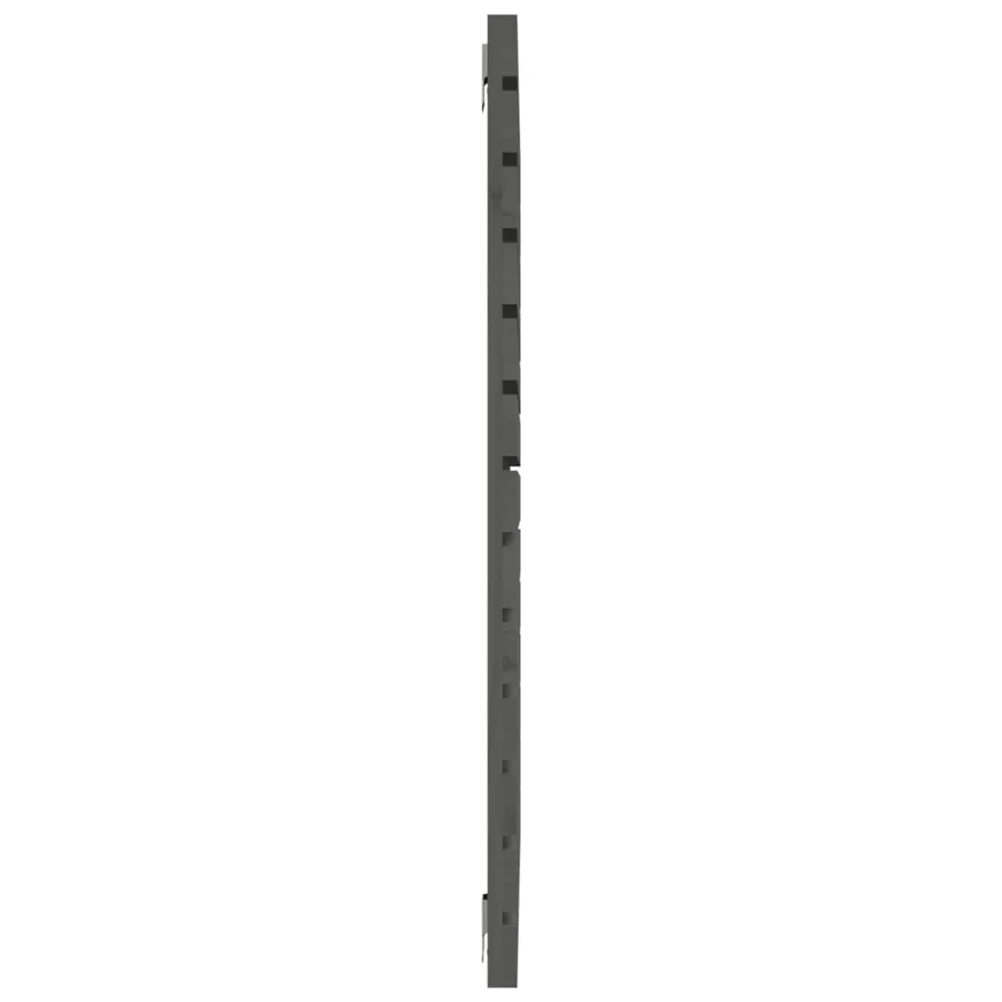 Tête de lit murale Gris 106x3x91,5 cm Bois massif de pin - 5