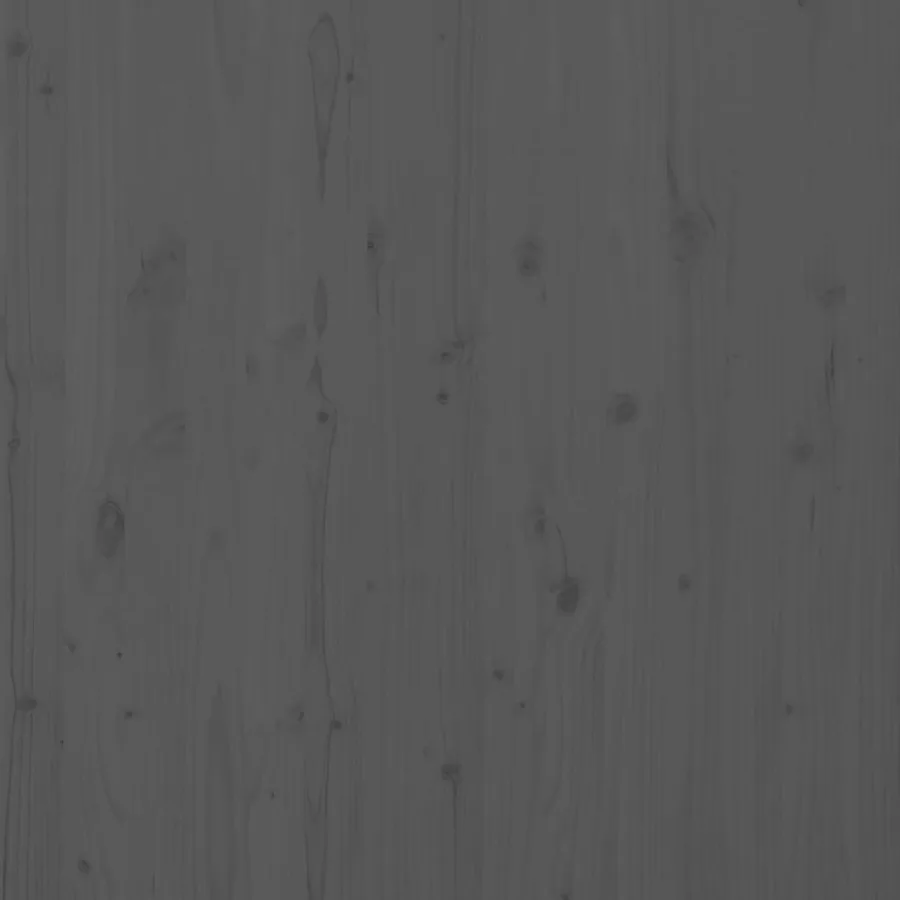 Tête de lit murale Gris 106x3x91,5 cm Bois massif de pin - 7