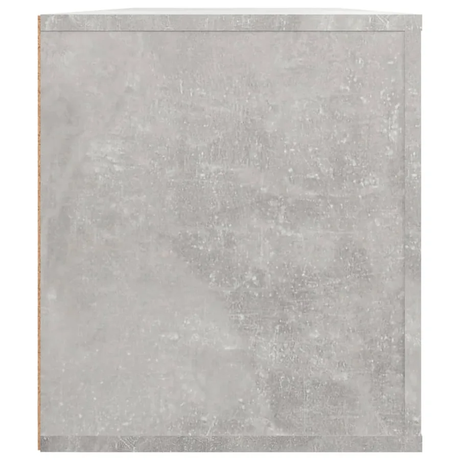 Meuble TV Gris béton 100x35x40 cm Bois d'ingénierie - 5