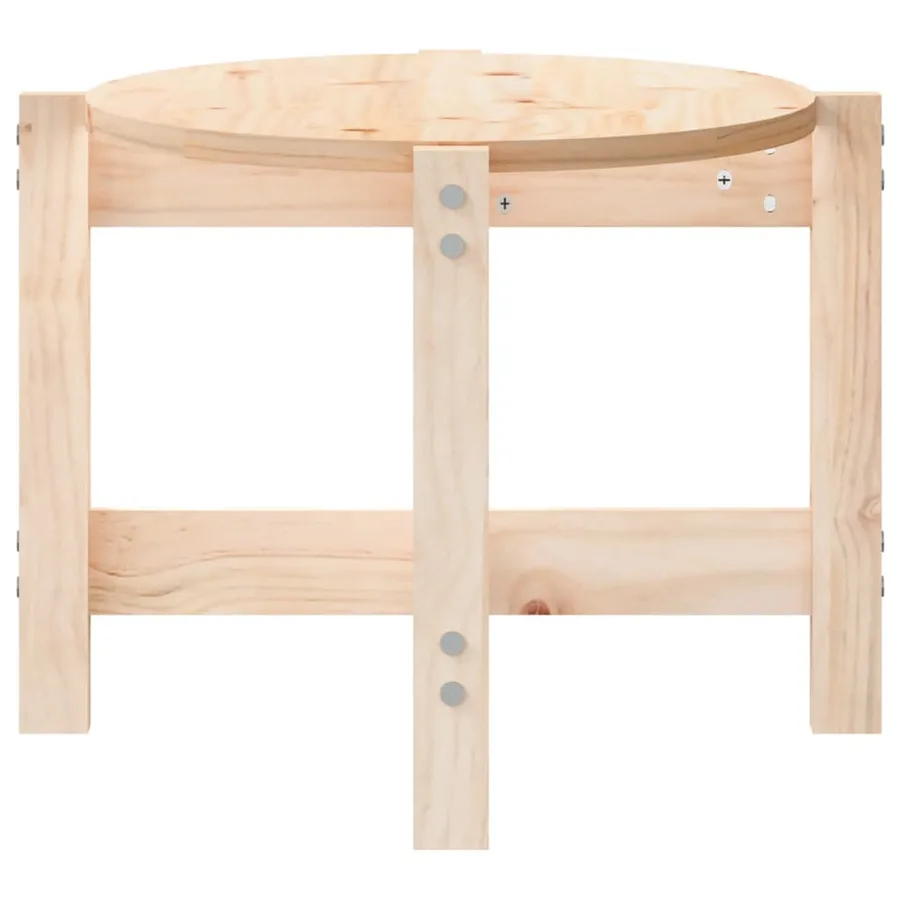 Table basse 87x48x35 cm Bois massif de pin - 6