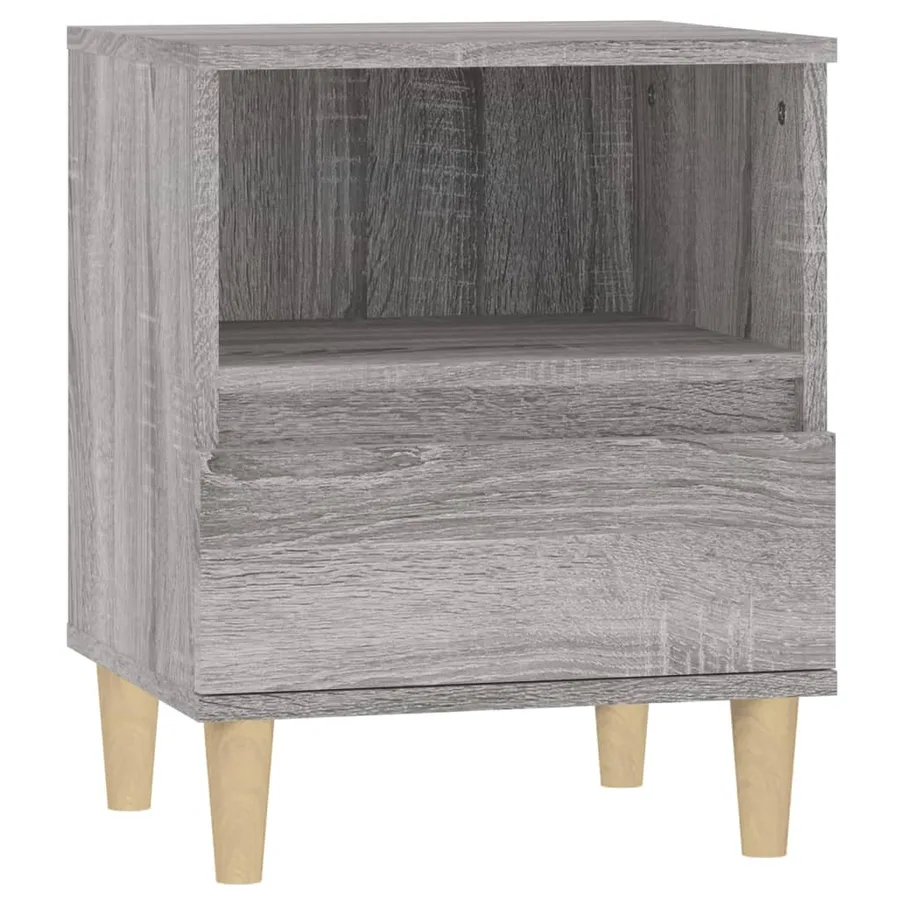 Table de chevet Sonoma gris 40x35x50 cm - 2