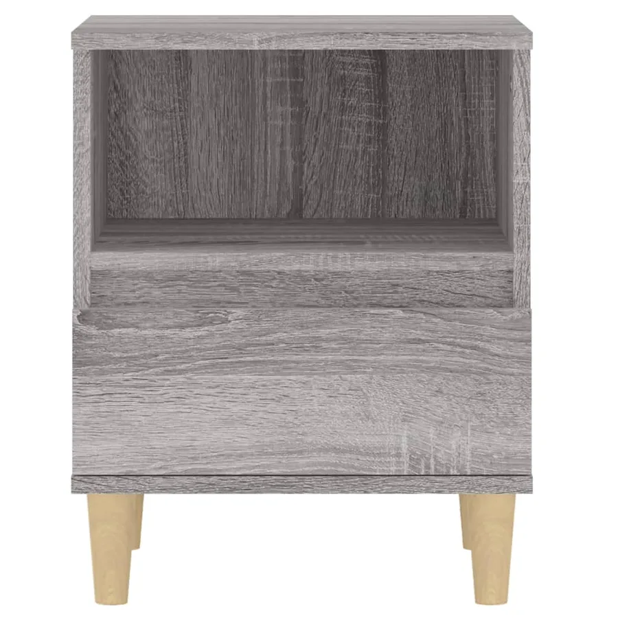 Table de chevet Sonoma gris 40x35x50 cm - 6