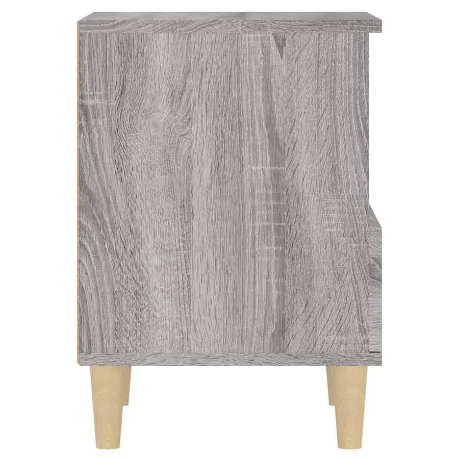 Table de chevet Sonoma gris 40x35x50 cm - 8
