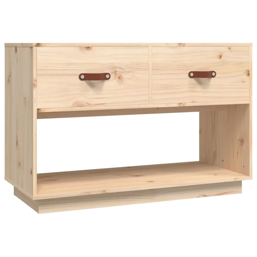 Meuble TV 90x40x60 cm Bois de pin massif - 2