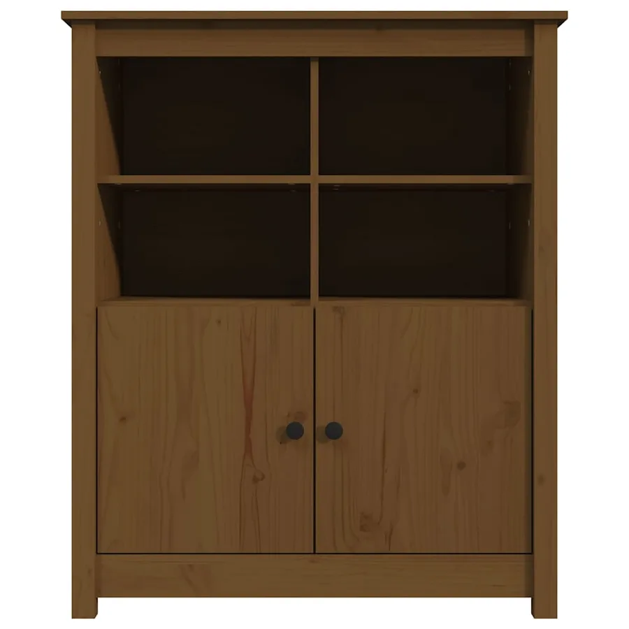 Buffet Marron miel 83x41,5x100 cm Bois massif de pin - 6