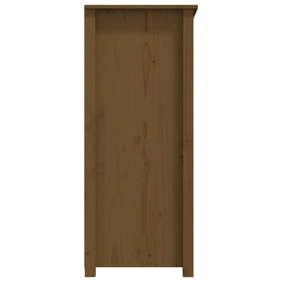Buffet Marron miel 83x41,5x100 cm Bois massif de pin - 8