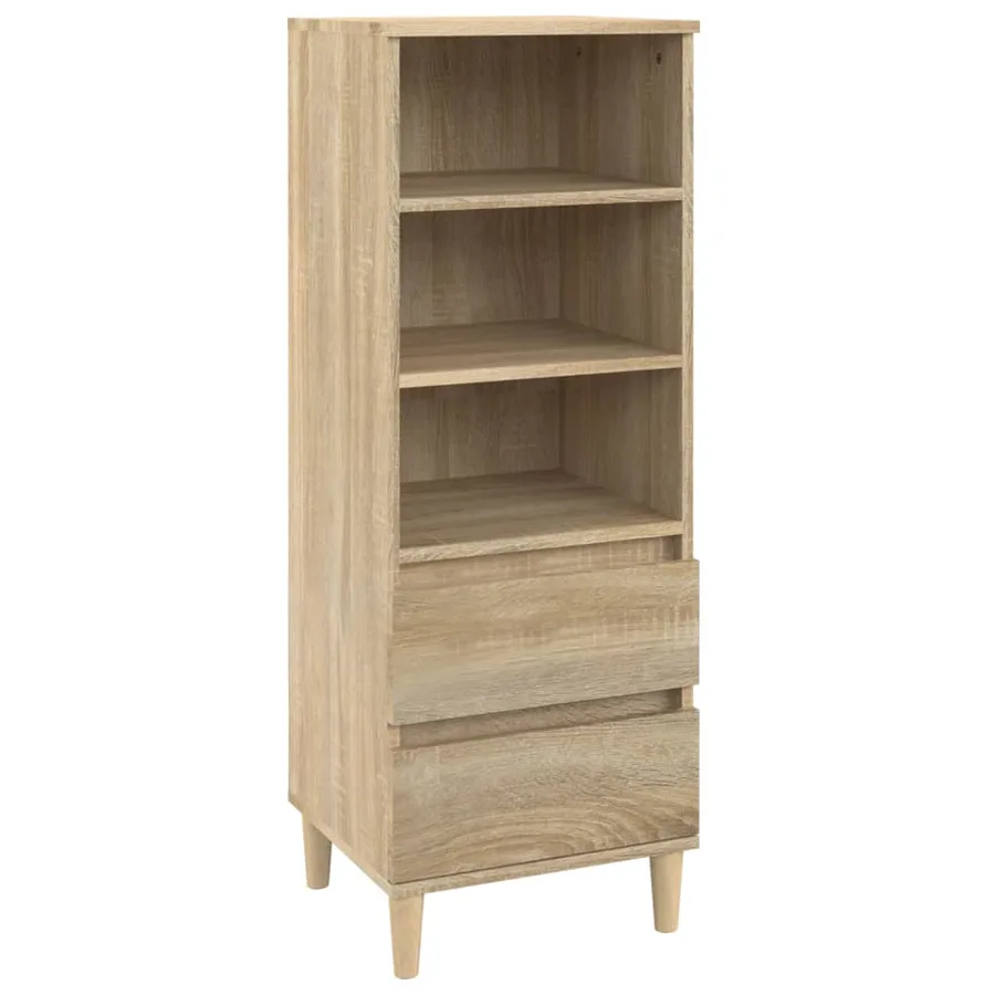 Buffet haut Chêne sonoma 40x36x110 cm Bois d'ingénierie - 2