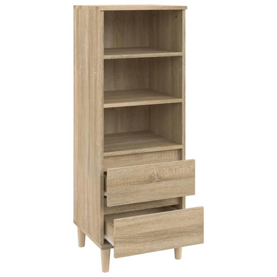 Buffet haut Chêne sonoma 40x36x110 cm Bois d'ingénierie - 4