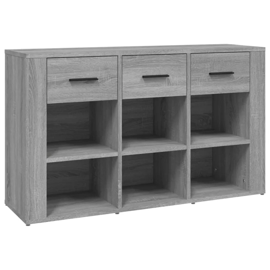 Buffet Sonoma gris 100x30x59,5 cm Bois d'ingénierie - 2