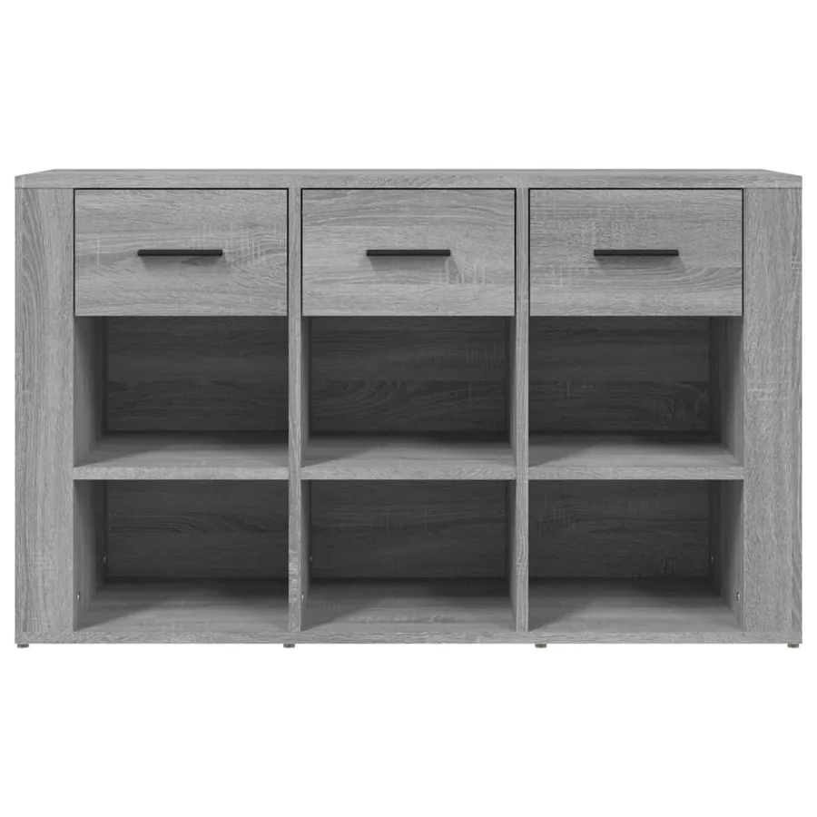 Buffet Sonoma gris 100x30x59,5 cm Bois d'ingénierie - 6
