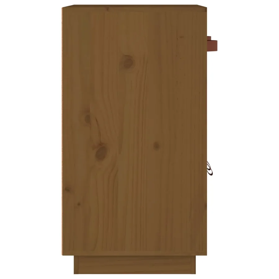 Buffet Marron miel 65,5x40x75 cm Bois massif de pin - 5