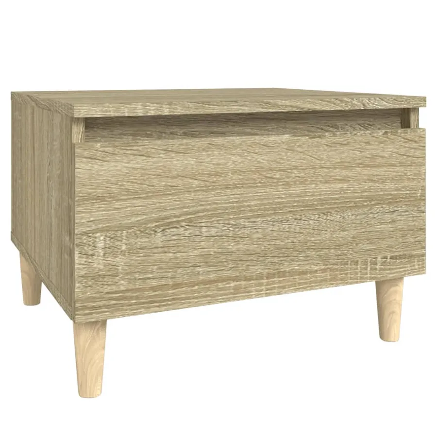 Table d'appoint Chêne sonoma 50x46x35 cm Bois d'ingénierie - 2