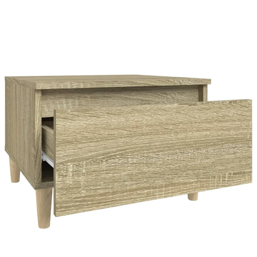 Table d'appoint Chêne sonoma 50x46x35 cm Bois d'ingénierie - 7