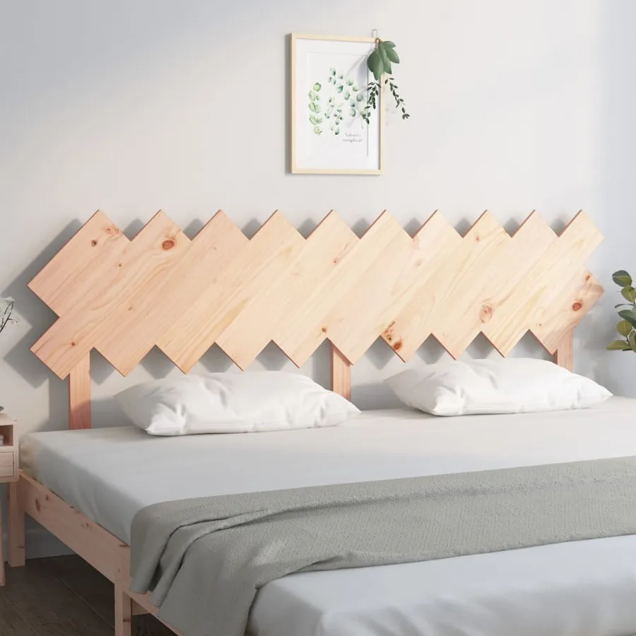 Tête de lit 196x3x80,5 cm Bois massif de pin - 3