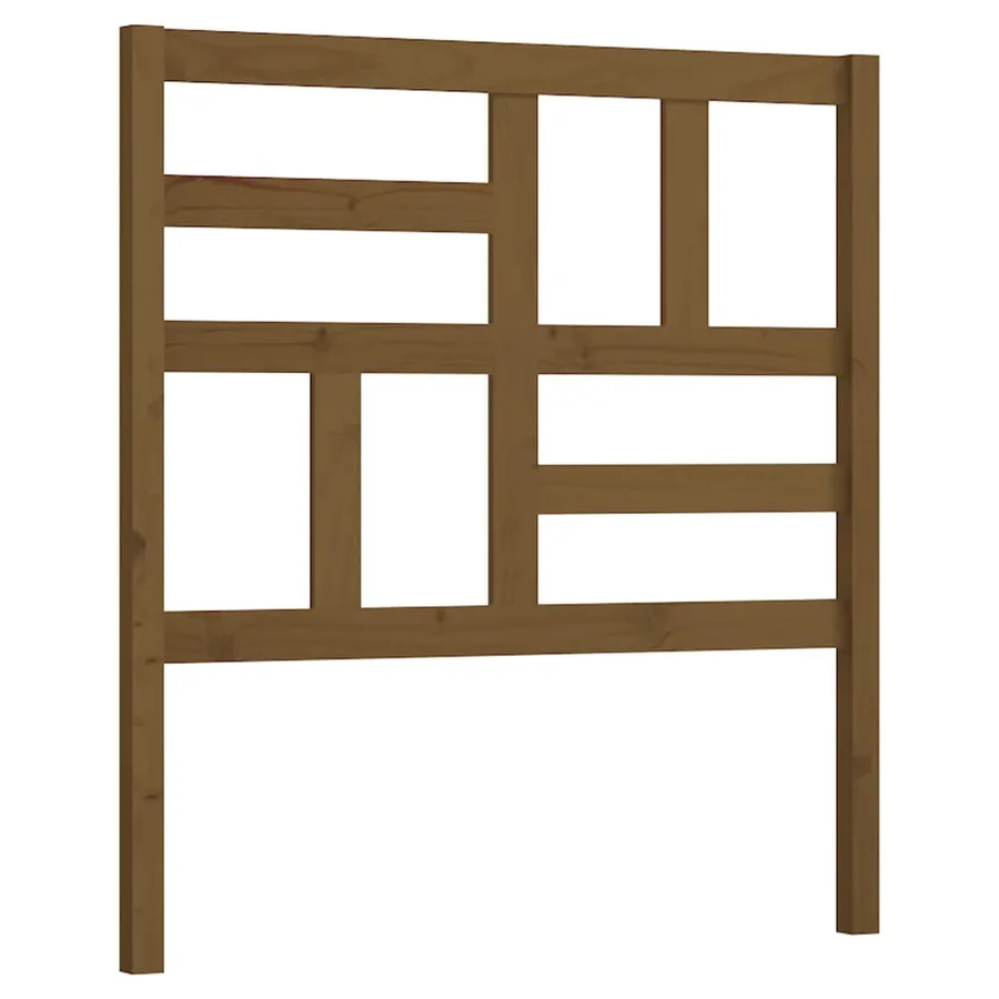 Tête de lit Marron miel 81x4x104 cm Bois massif de pin - 2