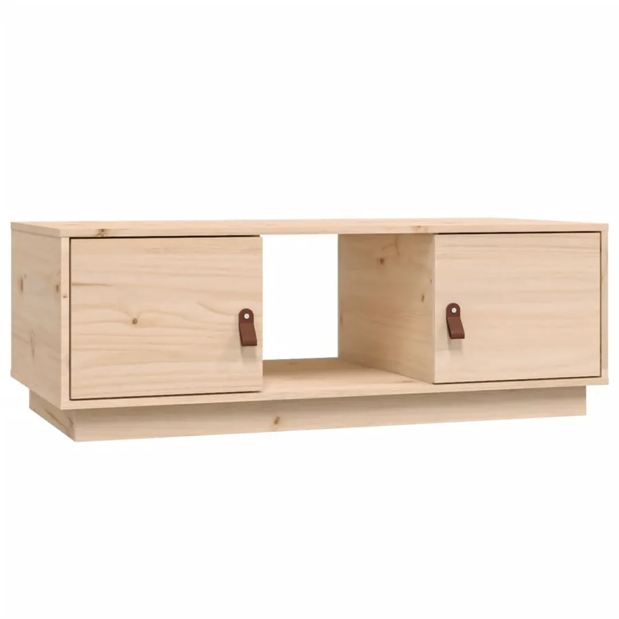 Table basse 100x50x35 cm Bois massif de pin - 2