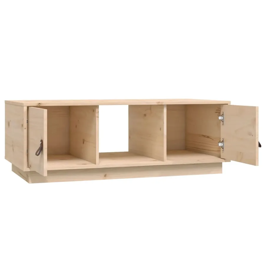 Table basse 100x50x35 cm Bois massif de pin - 7