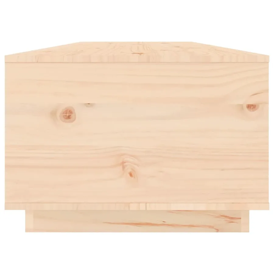 Table basse 100x50x35 cm Bois massif de pin - 8