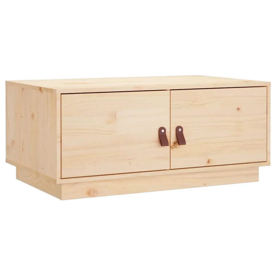 Table basse 80x50x35 cm Bois massif de pin - 2
