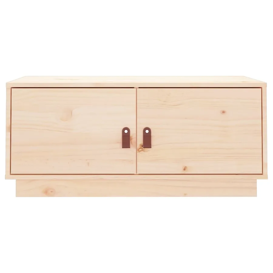 Table basse 80x50x35 cm Bois massif de pin - 6