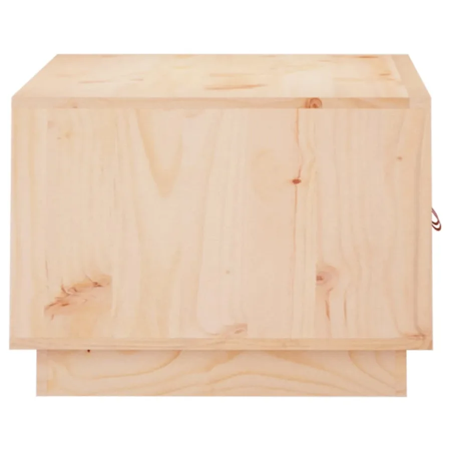 Table basse 80x50x35 cm Bois massif de pin - 8