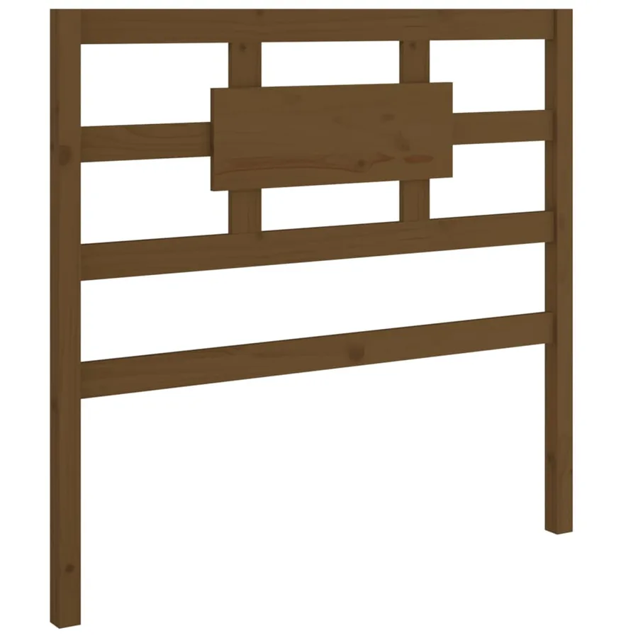 Tête de lit Marron miel 80,5x4x100 cm Bois massif de pin - 2