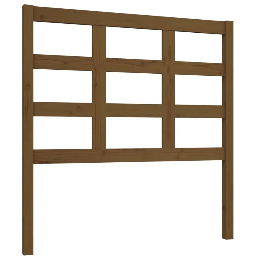 Tête de lit Marron miel 95,5x4x100 cm Bois massif de pin - 2