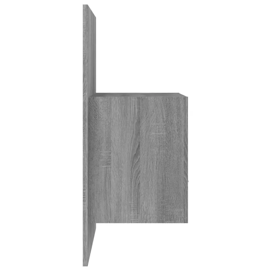 Table de chevet murale Sonoma gris - 6