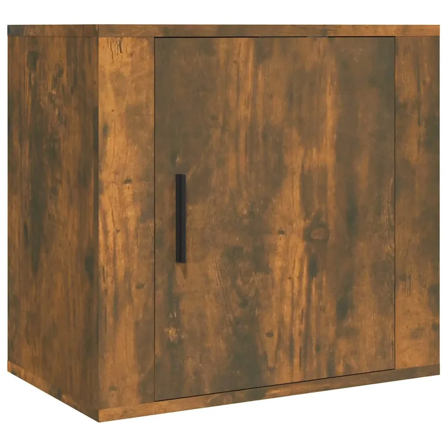 Tables de chevet murales 2 pcs Chêne fumé 50x30x47 cm - 5