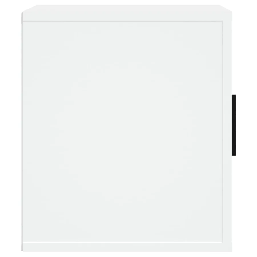 Meuble TV Blanc 100x35x40 cm Bois d'ingénierie - 6