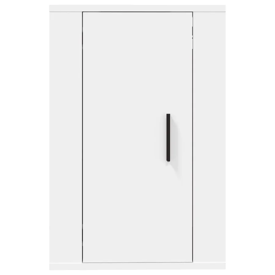 Meubles TV muraux 2 pcs Blanc 40x34,5x60 cm - 5