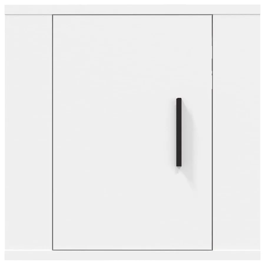 Meubles TV muraux 2 pcs Blanc 40x34,5x40 cm - 5