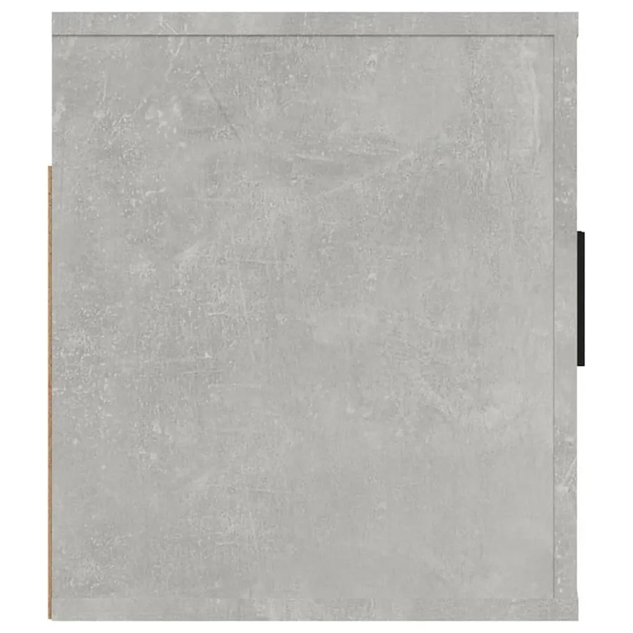 Meuble TV mural Gris béton 100x34,5x40 cm - 6