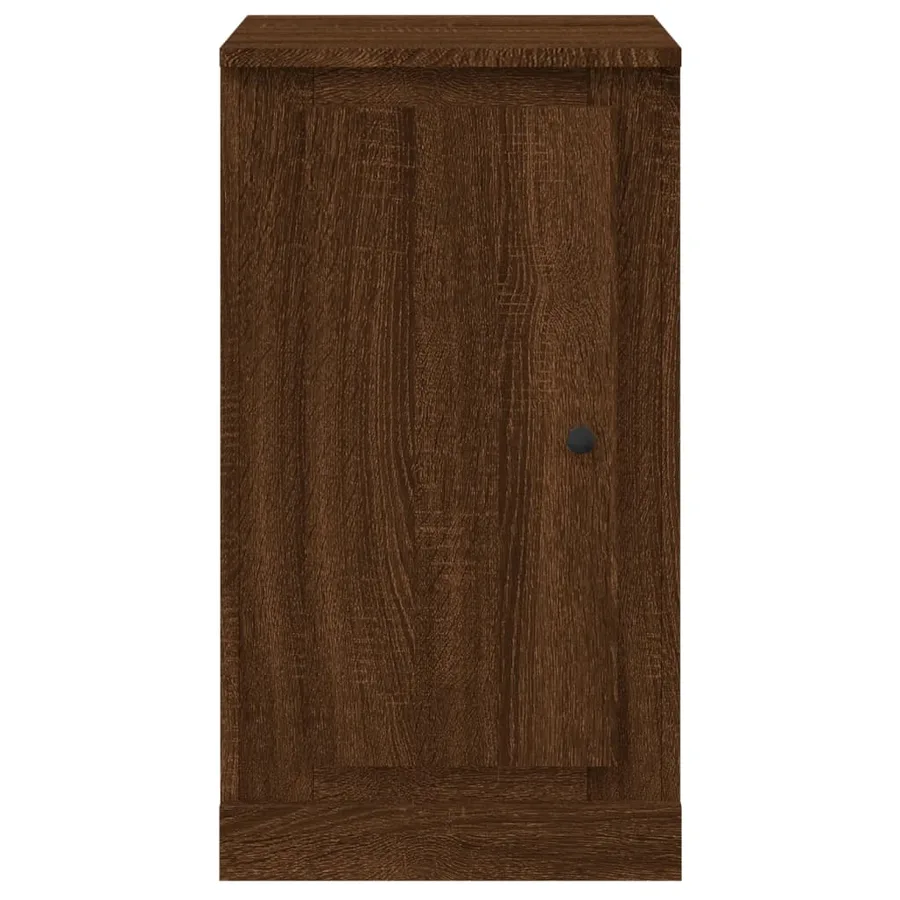 Buffets 2 pcs chêne marron 37,5x35,5x67,5 cm bois d'ingénierie - 8