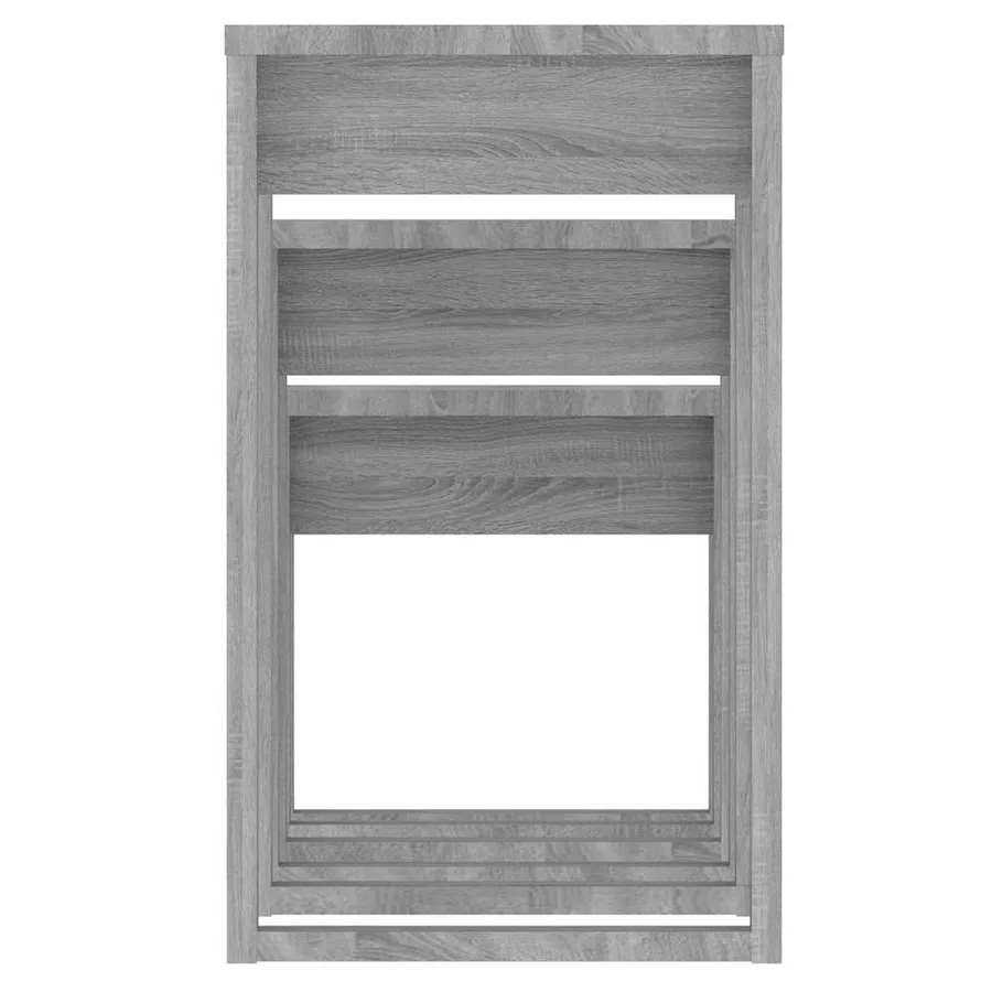 Tables gigognes 3 pcs Sonoma gris Bois d'ingénierie - 8