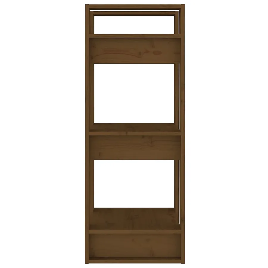 Bibliothèque/Cloison Marron miel 41x35x91 cm Bois massif - 4