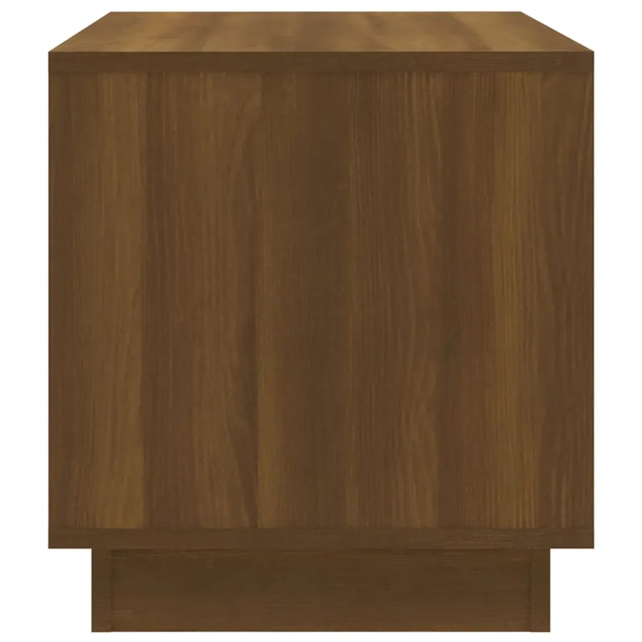 Meuble TV Chêne marron 70x41x44 cm Bois d'ingénierie - 7