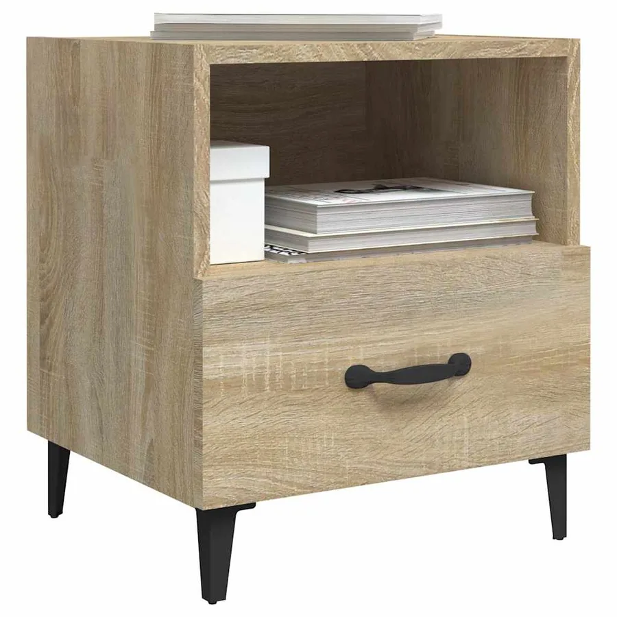 Table de chevet Chêne sonoma Bois d'ingénierie - 6